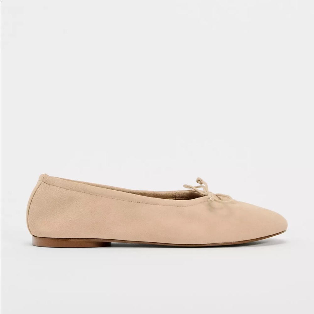 Zara suede ballet flats - size 39.
